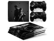 Protective Skin Decal Cover Sticker for Playstation 4 Pro Console two PS4 Pro Controllers fight for win style TN P4Pro 0396