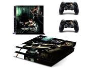 Resident Evil PS4 Skin Sticker Decal Vinyl For Sony PS4 PlayStation 4 Console and 2 Controller Stickers