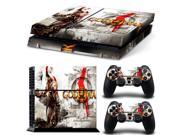 God of war skin sticker for ps 4 skin stickers for Sony playstation 4 console and dualshock 4 for ps4 sticker