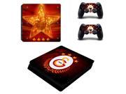 Football club Galatasaray PS4 Slim Skin Sticker Decal Vinyl For Sony PS4 PlayStation 4 Slim Console and 2 Controller Stickers