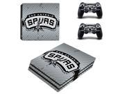 NBA San Antonio Spurs PS4 Pro Skin Sticker Decal For Sony PS4 PlayStation 4 Pro Console and 2 Controllers Stickers