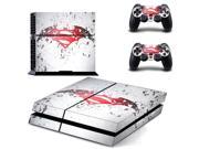 Hot sell Superman logo Batman logo Skin Stickers For ps 4 Console 2 Pcs Vinyl decal Skin Stickers For PS4 Controller
