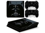 Vinyl for PS4 Pro Skin Sticker for Sony Playstation 4 Pro Console and 2PCS Stickers of Controllers
