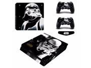 Star Wars Vinyl Cover Decal PS4 Slim Skin Sticker for PlayStation 4 Slim Console 2 Controllers Stormtrooper LED Light Bar