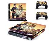 Grand Theft Auto V GTA 5 PS4 Skin Sticker Decal For Sony PS4 PlayStation 4 Console and 2 Controllers Stickers