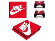 Sport Logo Decal PS4 Slim Skin Stickers Wrap for Sony PlayStation 4 Slim Console and 2 Controllers Skins