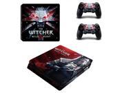 The Witcher Full Cover Desgin for PS4 Slim Skin For Playstation 4 Slim Console and Controller Vinyl Decal Sticker For PS4 Silm