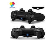 5pcs set Green Weed LED Light Decal For PS4 Controllers LED Skin Sticker