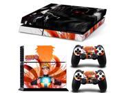 Naruto One Piece sticker for playstation 4 for ps4 skin PVC vinyl cover for ps4 console and dualshock 4 skin for ps4 sticker