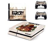 Far Cry Primal PS4 Skin Sticker Decal Vinyl For Sony PS4 PlayStation 4 Console and 2 Controller Stickers
