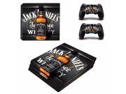 JACK DANIELS Vinyl Skin Cover For PS4 Pro Console 2PCS Controller Skins Stickers For Sony Playstation 4 PRO Game Accessories