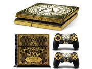 Assassins Creed Syndicate play 4 Skin 1Set Vinyl Decal Skin For play station 4 Console PS4 2Pcs Stickers For ps4 accessories