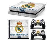 really madrided skin sticker wrap for PS4 console and two controllers skin sticker decals covers 1902 football club TN PS4 10094