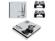 The Witcher Vinyl Decal PS4 Slim Skin Stickers Wrap for Sony PlayStation 4 Slim Console and 2 Controllers Decorative Skins