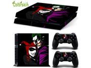 The Joker and Harley Quinn skin sticker for ps4 vinyl protective cover for ps4 console for ps4 controller skin