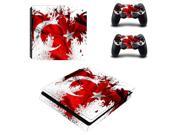 For Playstation 4 Slim For PS4 Slim Console 2 Pcs Vinyl decal Skin Stickers for Controller Turkey Flag