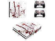 Red Ink Removable Vinyl Decal Skin Sticker For PlayStation 4 Pro PS4 Pro 2Pcs Sticker Controller Cover Decal Protector