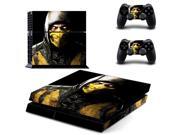 Mortal Kombat X PS4 Skin Sticker Decal For Sony PS4 PlayStation 4 Console and 2 Controllers Stickers