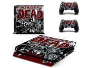 the walking dead PS4 Skin Sticker For Sony Playstation 4 Console protection film Cover Decals Of 2 Controller
