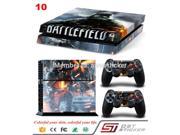 Battlefield For PS4 Skin Sticker For Sony Playstation 4 PS4 Console protection film and Cover Decals Of 2 Controller