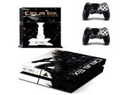 Deus Ex Mankind Divided PS4 Skin Sticker Decal Vinyl For Sony PS4 PlayStation 4 Console and 2 Controller Stickers