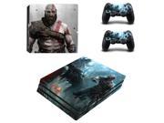 PS4 Pro Skin Sticker GOD OF WAR 3 Decal For Playstation 4 Pro Console Controllers