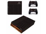 Special Design PS4 Pro Skin Sticker For Sony Playstation 4 PRO Console protection film and 2Pcs Controller Skins
