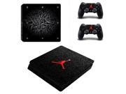 23 Air Jordan Decal Skin For PS4 Slim Console Cover For Playstation 4 PS4 Slim Skin Stickers Controller Protective