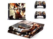 God of War PS4 Skin Sticker Decal For Sony PS4 PlayStation 4 Console and 2 Controllers Stickers