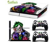 The Joker PVC vinyl Skin sticker for playstation 4 cover sticker for ps4 console and dualshock 4 skin for ps4 sticker