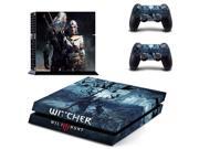 PS4 The Witcher Wild Hunt Skin Sticker Decals Designed for PlayStation4 Console and 2 controller skins PS4 The Witcher Wild Hunt Skin Sticker Decals Designed for PlayStation4 Console and 2 controller skins