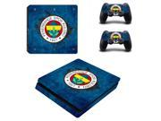 Fenerbahce Spor Kulubu PS4 Slim Skin Sticker Decal For Sony PS4 PlayStation 4 Slim Console and 2 Controllers Stickers