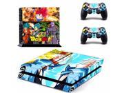 Dragon Ball Super Cover Decal PS4 Skin Sticker for Sony Play Station 4 Console 2 Controller Skins