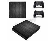 2 Models Wooden Color Vinyl Decal Cover for PS4 Slim Skin Sticker for Playstation 4 Slim Console Controller