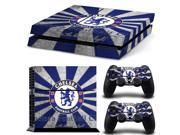chelsealed skin protector sticker for PS4 console and two controllers skin sticker decals covers football club TN PS4 10060