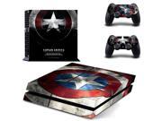 Captain America Decal Skin Cover For Playstaion 4 Console PS4 Skin Stickers 2Pcs Controller