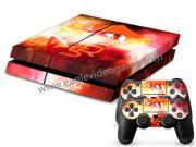 For ps4 sticker as roma decal football fan sticker for ps4 console controller skin sticker