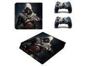Assassins Cread Decal Skin Ps4 Slim console Cover For Playstaion 4 Console PS4 Slim Skin Stickers 2Pcs Controller Skins