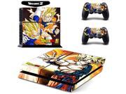 Dragon Ball Z Super Goku VS Super Vegeta Vinyl Cover Decal Skin Sticker for Sony PS4 PlayStation Console 2 Controller Skins