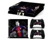 qatar foundation of messied for PS4 console and two controllers skin sticker decals covers TN PS4 10027