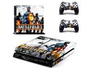 battlefield 1 PS4 Skin Sticker For Sony Playstation 4 Console protection film and Cover Decals Of 2 Controller