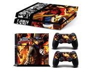 one piece skin sticker for PS4 console and two controllers skin sticker decals covers popular Anime of Luffy TN PS4 10026