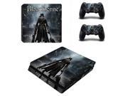 Bloodborne PS4 Slim Skin Sticker Decal For Sony PS4 PlayStation 4 Slim Console and 2 Controllers Stickers