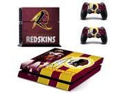 PS4 Washington Redskins Skin Sticker Decals for PlayStation4 Console and 2 controller skins