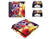 One Piece PS4 Slim Vinyl Skin Decal Cover for Sony PlayStation 4 Slim PS4 Console and Controller Sticker for PS4 S