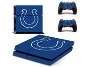 PS4 Indianapolis Colts Skin Sticker Decals for PlayStation4 Console and 2 controller skins