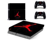 Vinyl Decal Protective skin Cover Sticker For Sony Playstation 4 PS4 Console And 2 Dualshock Controllers Air Jordan 3 Retro