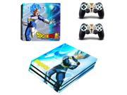 PS4 Pro Vegeta Skin Sticker Cover For Sony Playstation 4 Pro Console Controllers Dragon Ball Super