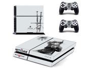 Witcher Skin Sticker For Sony Playstation 4 PS4 Console Protection Film and Cover Decals Of 2 Controller