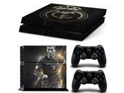 football man really madrided skin sticker wrap for PS4 console and two controllers skin sticker decals covers TN PS4 10097